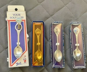LOT of 4 Collectible Souvenir Spoons WV-VA-CO-UNIVERSAL STUDIOS FREE SHIPN π¦ - Picture 1 of 11
