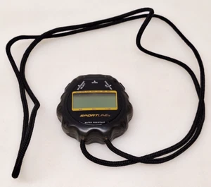 Sportline XL Timer-Stopwatch Water-Resistant Sport Extra Large Display Lanyard - Picture 1 of 5