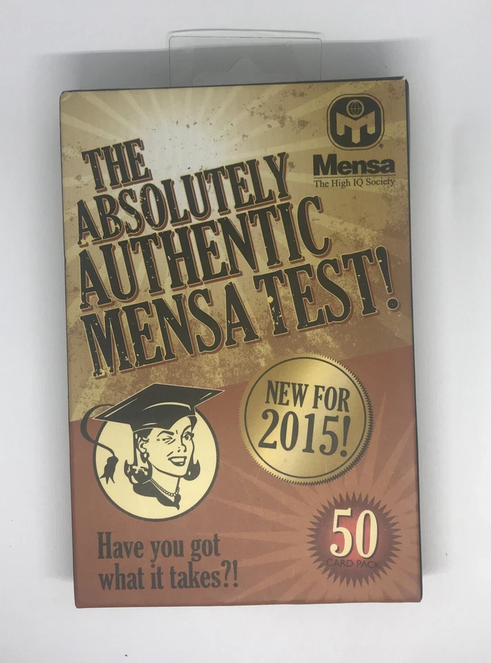 The Absolutely Authentic Mensa Test 2016 70th Anniversary Puzzle Tests