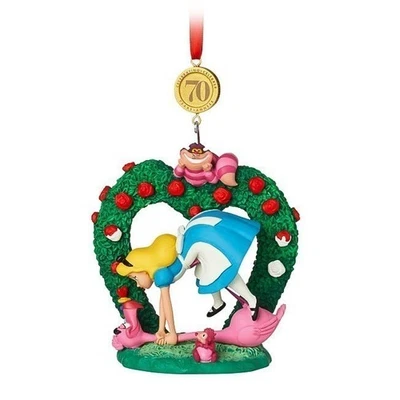 DISNEY ALICIA EN EL PAÍS DE LAS MARAVILLAS 70 ANIVERSARIO LEGADO CUADERNO DE BOCETOS ORNAMENTO 2021 NUEVO Foto 1 de 3