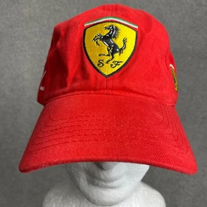 Gorra Ferrari Gorra Ajustable Scuderia F1 Racing Años 2000 Roja Gran Premio Motor Racing - Imagen 1 de 7