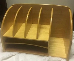Organizador de escritorio ~ Oficina ~ Hogar ~ Nuevo ~ Madera de arce - Imagen 1 de 4