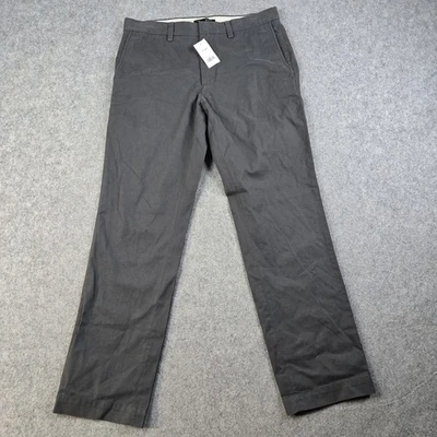 Nuevo con etiquetas Pantalones Banana Republic Para Hombres 31x30 Gris Emerson Chino Preppy Pierna Recta Nuevos Foto 1 de 4