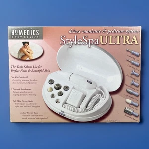 NEU Homedics Style Spa Ultra Deluxe Maniküre Pediküre Kit Modell MAN-200 - Bild 1 von 10