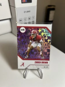 2025 Onit Zabien marrone viola lamina /199 Alabama Crimson Tide - Foto 1 di 2