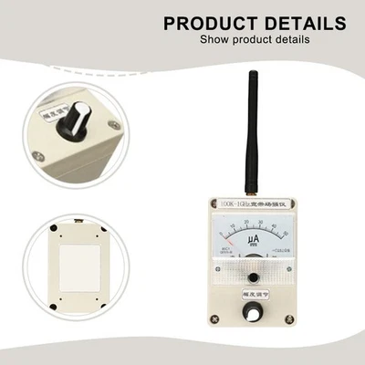 RF Signal Level Meter Field Strength Meter Adjustable Amplitude High Sensitivity - Image 1 of 4