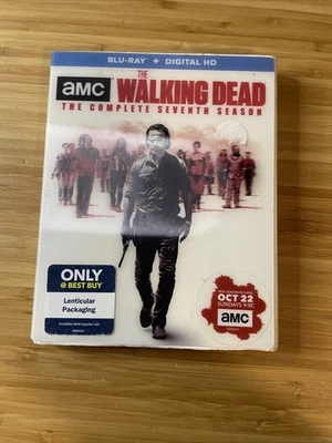 THE WALKING DEAD COLLECTOR SET LENTICULAR BLU RAY & DIGITAL HD SEASON 7 Sealed - Image 1 of 4
