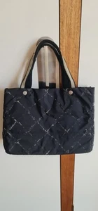 Authentic Chanel Old Travel Line Tote Bag Vintage - Picture 1 of 24