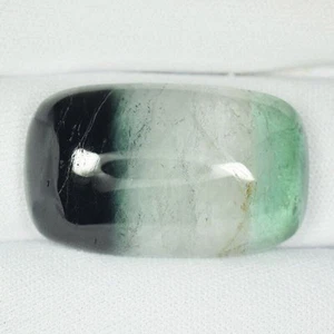 58.00 ct BEST GRADE MASSIVE GLOW NATURAL BI COLOR TOURMALINE CABOCHON C  Vdo 815 - Picture 1 of 3
