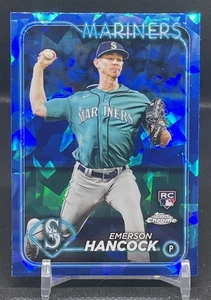 RC 2024 Topps cromo zafiro Emerson Hancock - Imagen 1 de 2