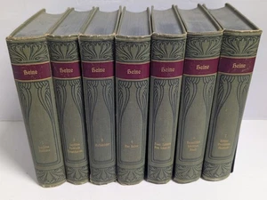 Heinrich Heine Complete Works 7 Vols HC German text Poet Writer - Picture 1 of 12