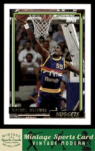 1992-93 Topps - Dikembe Mutombo Gold - Gold #281 Denver Nuggets - Picture 1 of 2