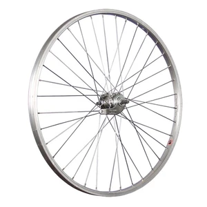 26 Zoll Fahrrad Hinterrad Aluminiumfelge Laufrad mit Rücktrittbremse RBN silber - Bild 1 von 9