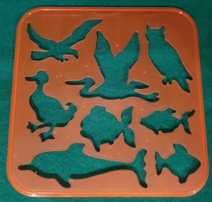 Tupperware ~ Tuppertoys ~ Schablonen ~ Tierformen ~ 1943-4 ~ Dart Ind. Inc.EUC - Bild 1 von 4