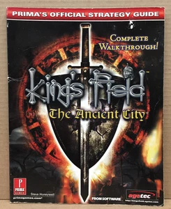 KING'S FIELD The Ancient City STRATEGY GUIDE Prima Games 4 IV PS2 Playstation 2 - Picture 1 of 2