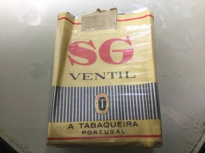 Pacchetto di Sigarette Vuoto Anni 50-60 SG Ventil - Portogallo - Immagine 1 di 4