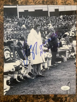 Joe Namath signed 8x10 HOF 85 inscription JSA - Image 1 of 3