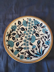  Colgante de pared azul blanco y negro hecho a mano por Manousakis - ¡Cerámica Grecia!  - Imagen 1 de 4