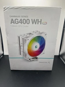 DeepCool AG400 WH ARGB CPU Kühler 120mm statischer ARGB Lüfter - Bild 1 von 7