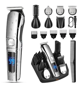 Cordless Hair Clippers Beard Trimmer Electric Razor Shaver Grooming Kit for Men - Picture 1 of 11