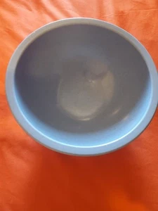 Cuenco mezclador vintage Texas Ware 125 azul melamina con motas 11 1/4" de diámetro - Imagen 1 de 5