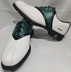  FootJoy FJ ICON V-Saddle Golf Shoes  Men’s Size 10 W Wide Marshall University  - Picture 1 of 15