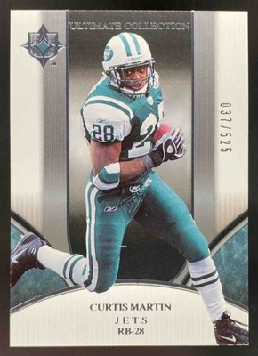 Curtis Martin 2006 Upper Deck Ultimate Collection RC /525 #134 Jets - Image 1 of 4