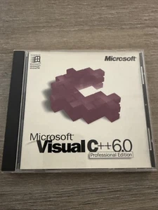 Microsoft Visual C ++ 6.0 Professional Edition - for Windows 98 or NT Has Key - Picture 1 of 6