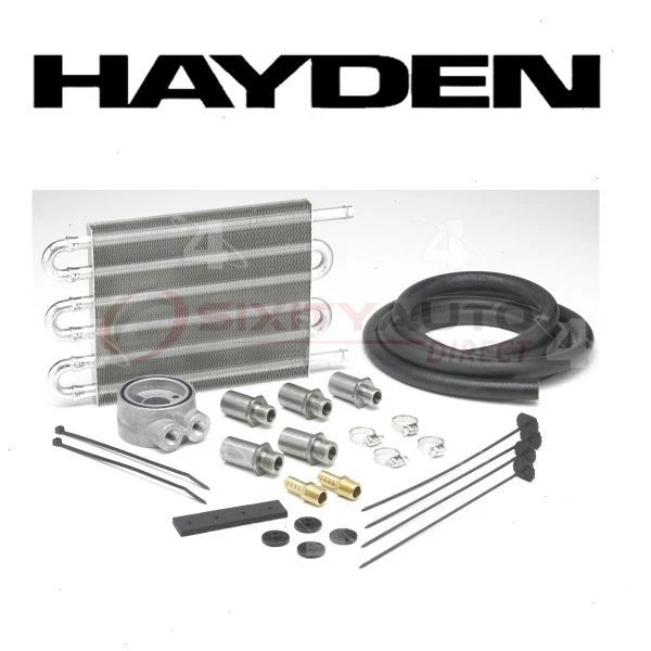 Hayden Engine Oil Cooler for 1992-1999 GMC K1500 Suburban - Belts Cooling lh Foto 1 de 4