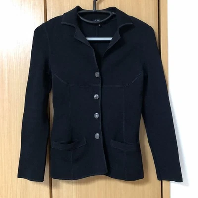 Jaqueta elástica Gucci linha A com capuz usada, tamanho compatível com 58cm comprimento Japão - Imagem 1 de 4