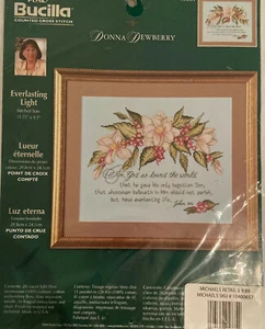 NEW Bucilla “EVERLASTING LIGHT” #43661 Biblical Verse 11.75”x 9.75” Cross Stitch - Picture 1 of 2