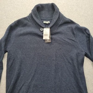Method Men's Large Blue Knitted Round Neck Sweater NWT - Picture 1 of 13