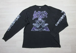 Vintage Slayer Divine Intervention Long Sleeve T Shirt 1990's (XL) Overseas Rare - Picture 1 of 16