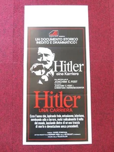 HITLER: A CAREER ITALIAN LOCANDINA POSTER JOACHIM FEST 1977 - Picture 1 of 4