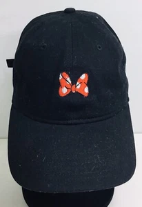 DISNEY MINNIE MOUSE Mujer Sombrero Gorra Negro Ajustable Nuevo - Imagen 1 de 5