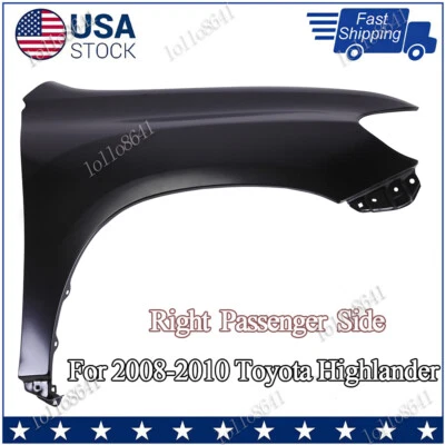 For 2008 2009 2010 Toyota Highlander TO1241219 Front Fender Right Side Primed - Image 1 of 4