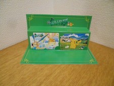 Pokemon JP Post Fumi & Library Card 2 SET Dragonite Pikachu etc With Case #1719
