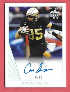 Cam Serigne Leaf Ultimate Draft Rookie Auto 8/15 2018 - New Orleans Saints - Imagen 1 de 1