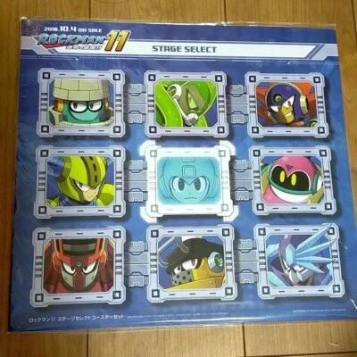 Rock Man 11 Tokyo Game Show Stage Select Boss Sheet Japan 2018 - Image 1 of 2