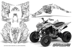 YAMAHA RAPTOR 350 GRAPHICS KIT CREATORX DECALS STICKERS SAMURAI SW - Picture 1 of 1