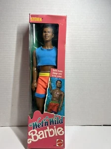 Barbie Wet 'n Wild Steven 1989 Mattel #4137 pantalones cortos originales cambio de color - Imagen 1 de 8