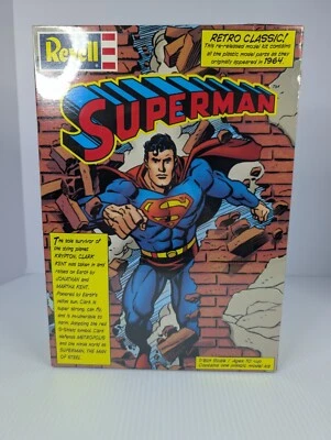 Vintage Revell SUPERMAN Model Kit 1999 Retro Classic 1964 #85-3635 NEW Sealed - Image 1 of 4
