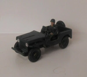 Vintage 1:60 Siku Series V Plastic Army Jeep Missing Windshield Bumper Broken - Picture 1 of 3