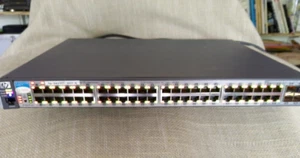 HP J9148A HP ProCurve 2910al-48G-PoE+ with J9008A (rear) SFP twin port module - Photo 1/15