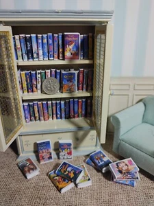 dollhouse miniatures Lot / 10 random miniature movies / FURNITURE NOT INCLUDED!! - Picture 1 of 2