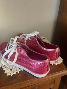 Gotta Flurt Damen-Turnschuhe Größe 6 heißrosa Pailletten NEU NEU NEU NEUWERTIG. - Bild 1 von 6