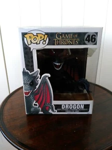Animated Funko large pop vinyl figure - Drogon - Game of Thrones No 46 BNIB - Picture 1 of 6