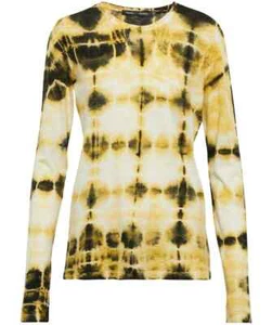 WOW! Nuevas Etiquetas Proenza Schouler Tie Dye Camiseta Manga Larga Grande $375 - Imagen 1 de 1