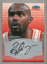 1999-00 Fleer Focus Basketball Fresh Ink #6 Tim Hardaway AUTO