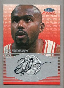 1999-00 Fleer Focus Basketball Fresh Ink #6 Tim Hardaway AUTO